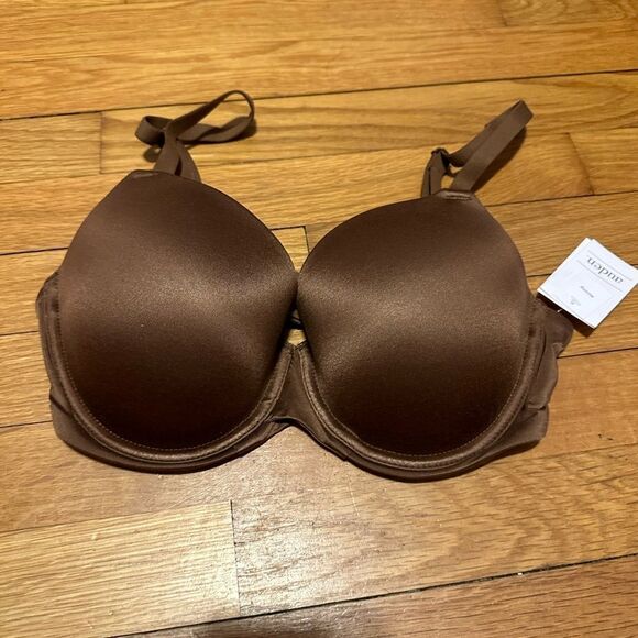 Auden 34D 3PK brown push up padded nursing bra maternity - Picture 5 of 5